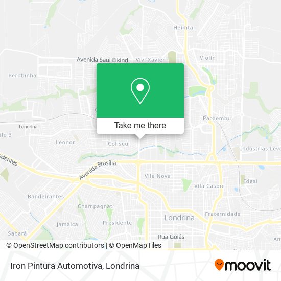 Iron Pintura Automotiva map