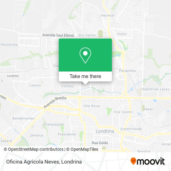 Oficina Agricola Neves map