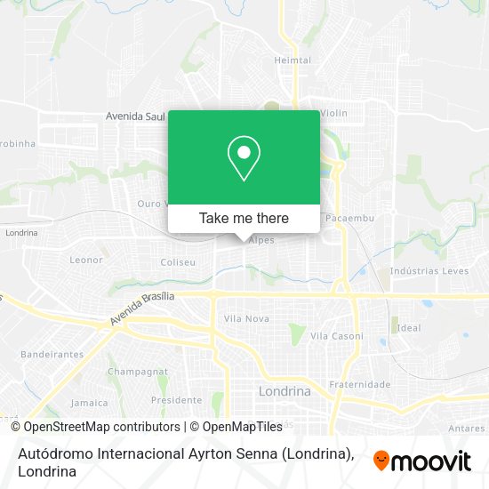 Autódromo Internacional Ayrton Senna (Londrina) map