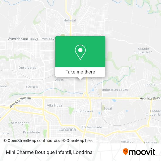 Mini Charme Boutique Infantil map
