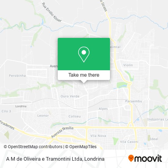 A M de Oliveira e Tramontini Ltda map
