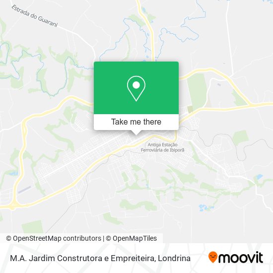 M.A. Jardim Construtora e Empreiteira map