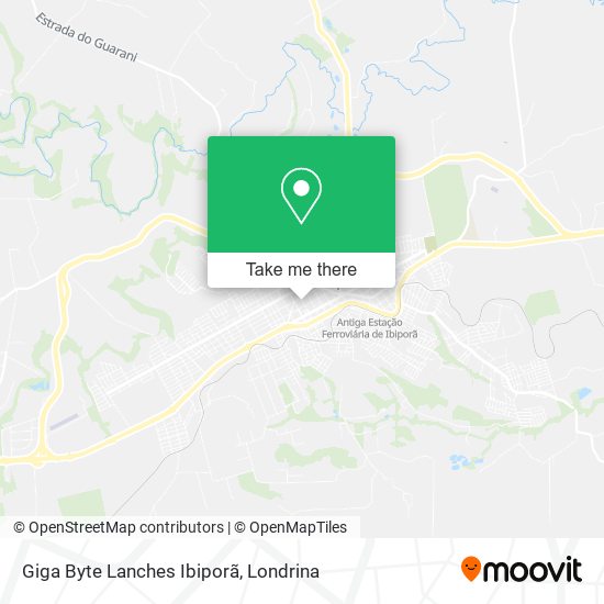 Giga Byte Lanches Ibiporã map