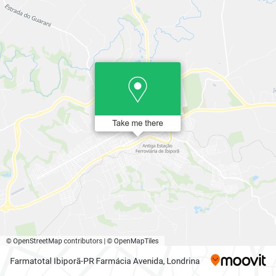 Farmatotal Ibiporã-PR Farmácia Avenida map