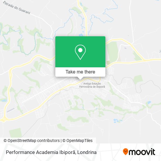 Performance Academia Ibiporã map