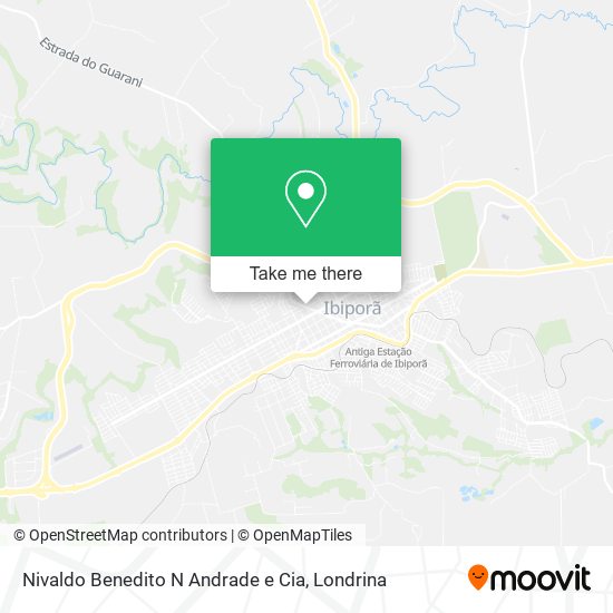 Nivaldo Benedito N Andrade e Cia map