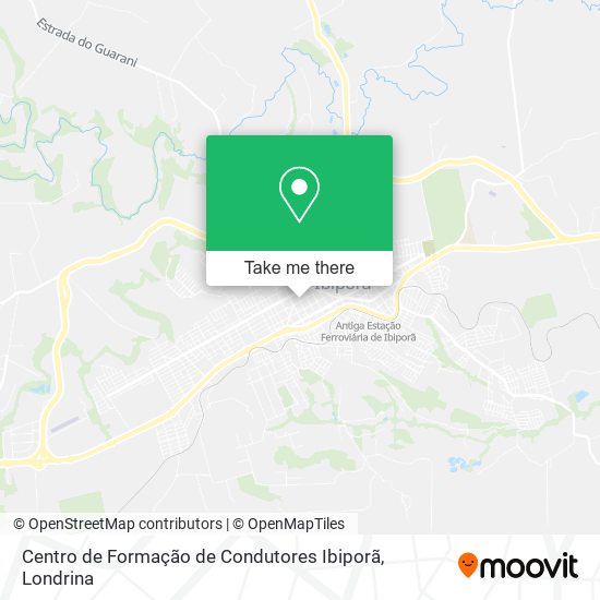 Centro de Formação de Condutores Ibiporã map