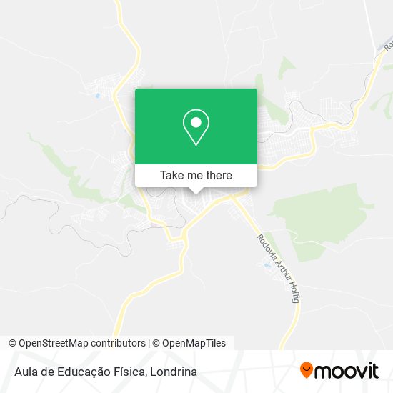 Aula de Educação Física map