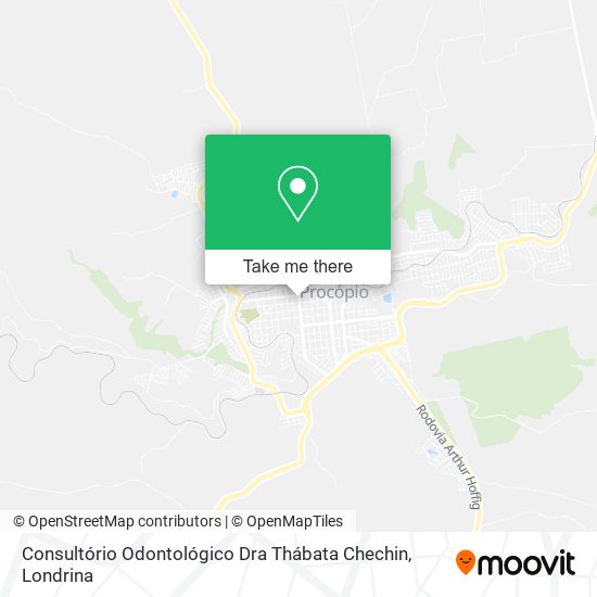 Consultório Odontológico Dra Thábata Chechin map