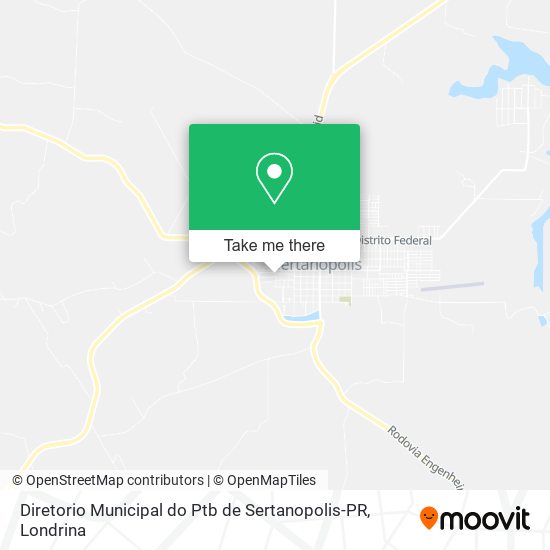 Diretorio Municipal do Ptb de Sertanopolis-PR map