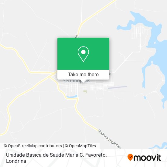 Unidade Básica de Saúde Maria C. Favoreto map