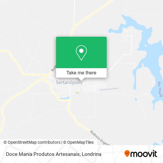 Doce Mania Produtos Artesanais map