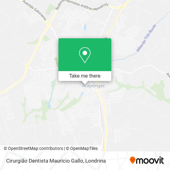 Cirurgião Dentista Maurício Gallo map