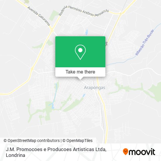 J.M. Promocoes e Producoes Artisticas Ltda map