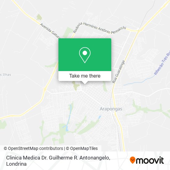 Clinica Medica Dr. Guilherme R. Antonangelo map