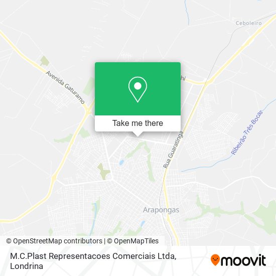 M.C.Plast Representacoes Comerciais Ltda map