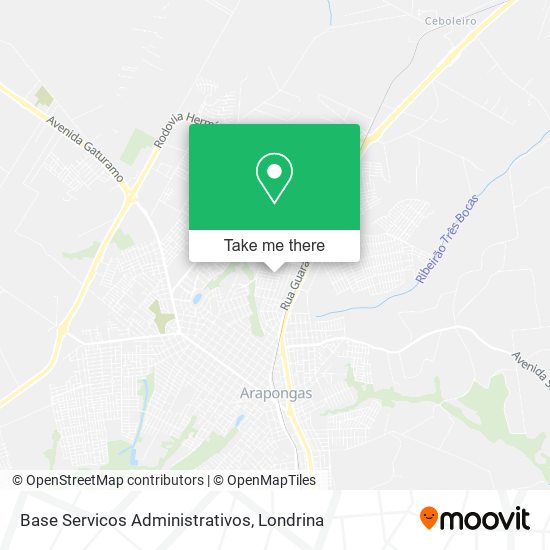 Base Servicos Administrativos map