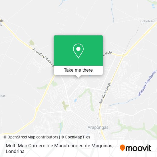 Multi Mac Comercio e Manutencoes de Maquinas map
