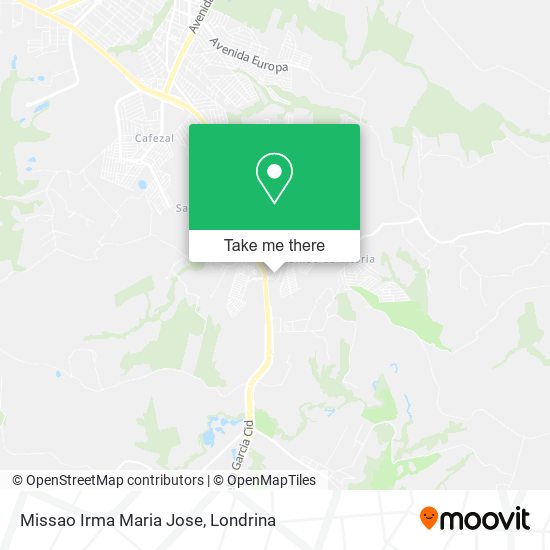 Missao Irma Maria Jose map