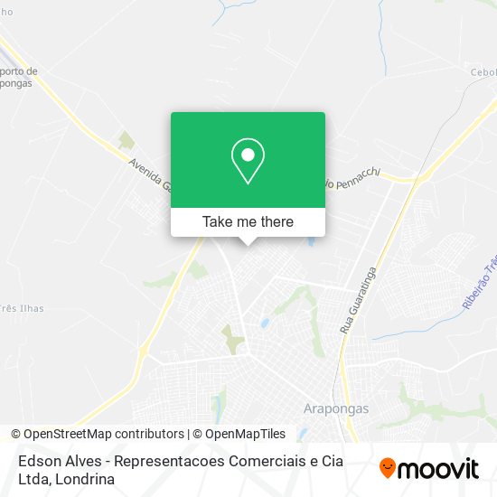 Edson Alves - Representacoes Comerciais e Cia Ltda map