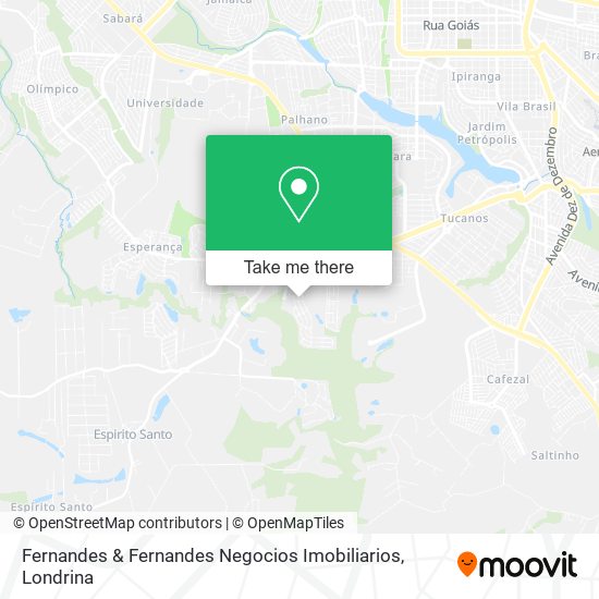 Mapa Fernandes & Fernandes Negocios Imobiliarios