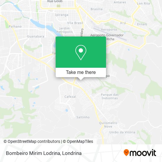 Mapa Bombeiro Mirim Lodrina