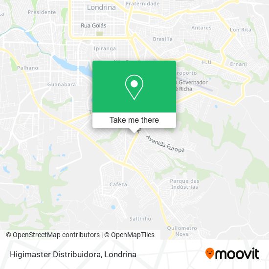 Higimaster Distribuidora map