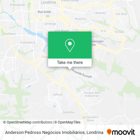 Anderson Pedroso Negócios Imobiliários map