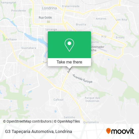 G3 Tapeçaria Automotiva map