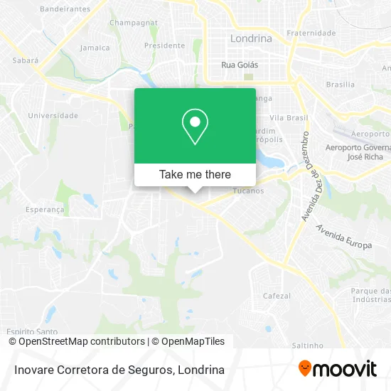 Inovare Corretora de Seguros map