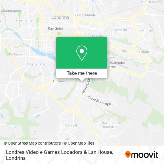 Londres Vídeo e Games Locadora & Lan House map