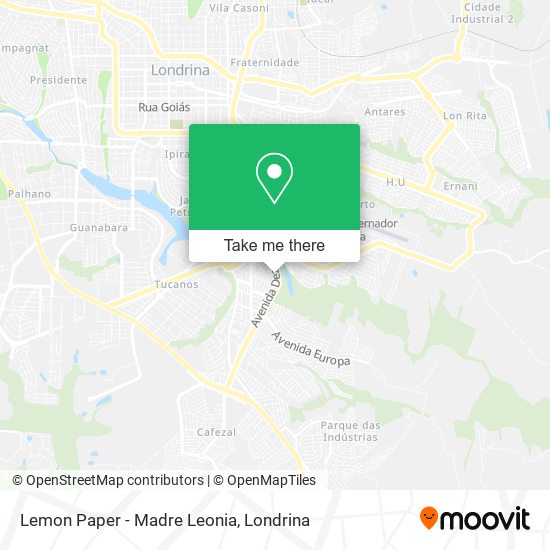Lemon Paper - Madre Leonia map