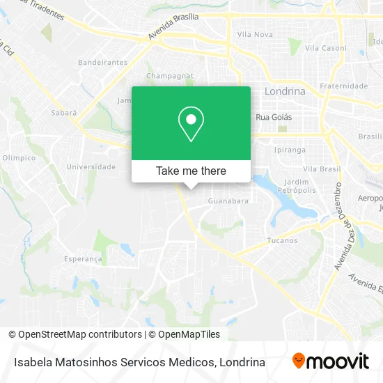 Isabela Matosinhos Servicos Medicos map