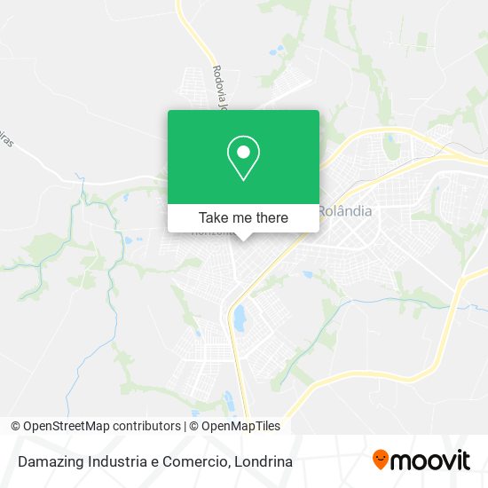 Damazing Industria e Comercio map