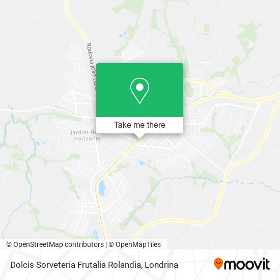 Dolcis Sorveteria Frutalia Rolandia map