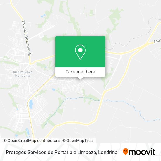 Proteges Servicos de Portaria e Limpeza map