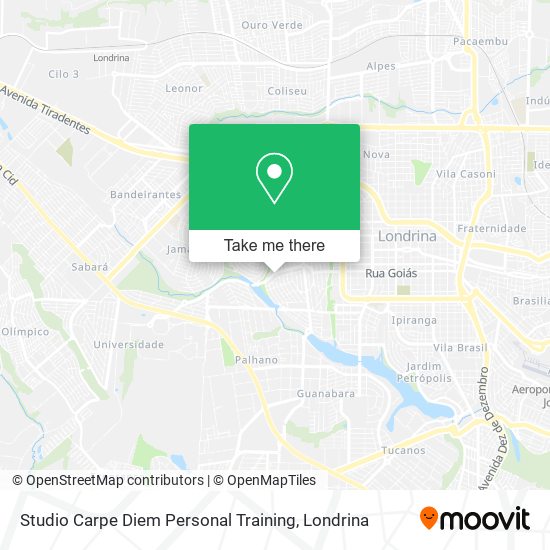 Studio Carpe Diem Personal Training map