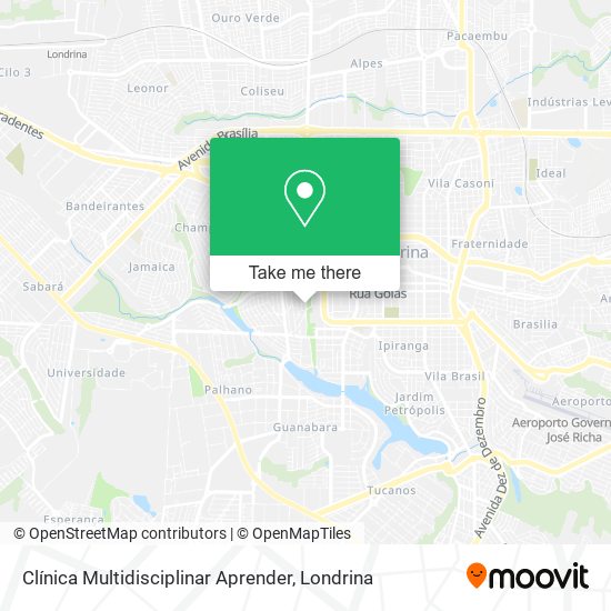 Clínica Multidisciplinar Aprender map