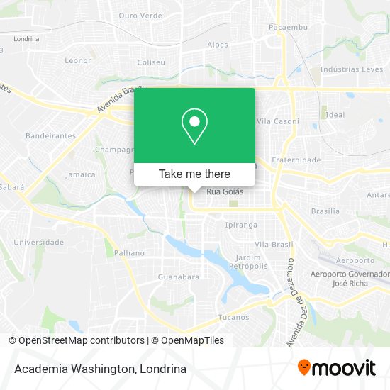 Academia Washington map