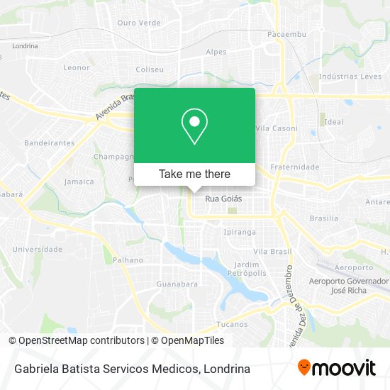 Gabriela Batista Servicos Medicos map