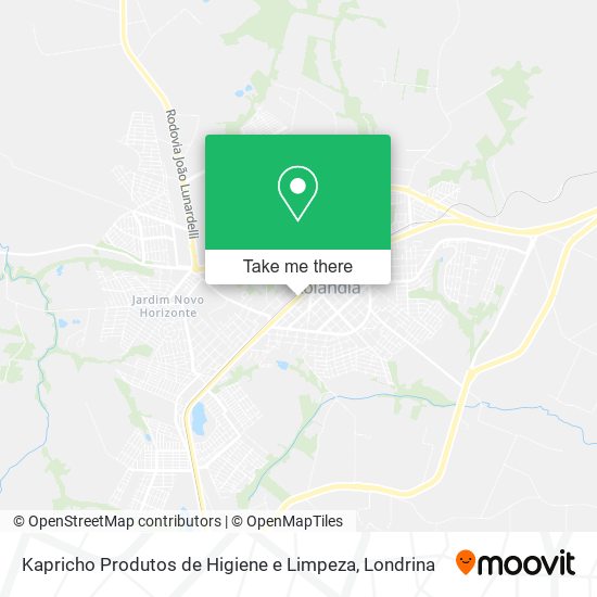 Kapricho Produtos de Higiene e Limpeza map
