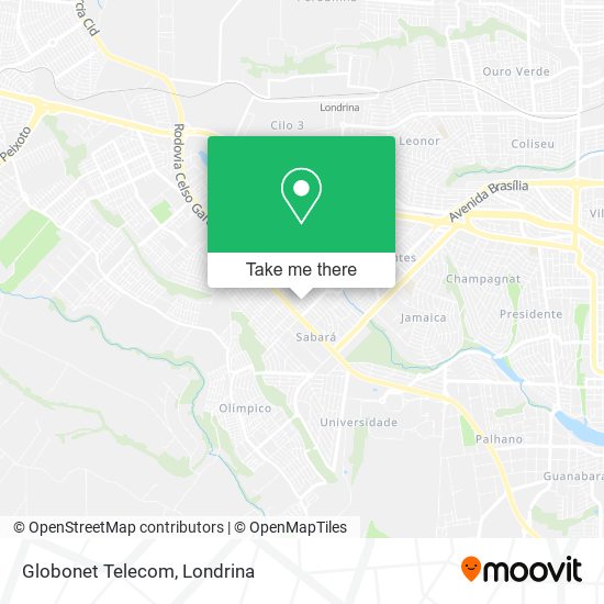 Globonet Telecom map