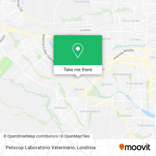 Petscop Laboratório Veterinário map