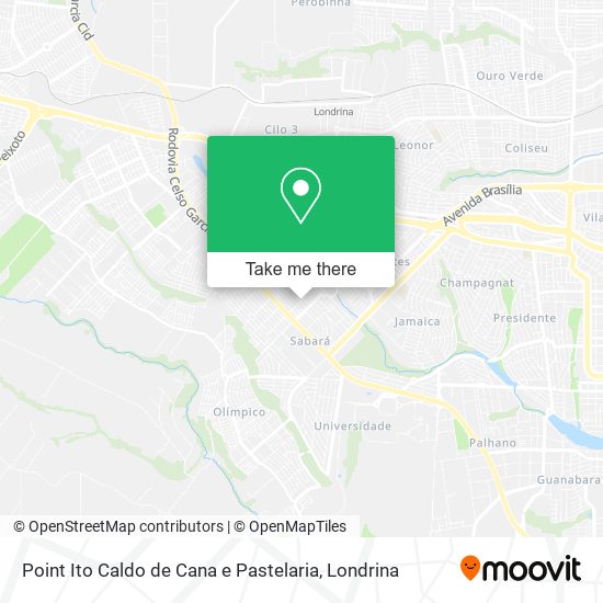 Point Ito Caldo de Cana e Pastelaria map