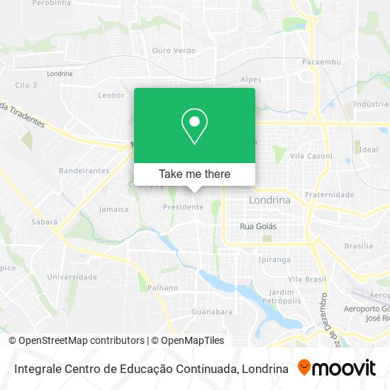 Integrale Centro de Educação Continuada map