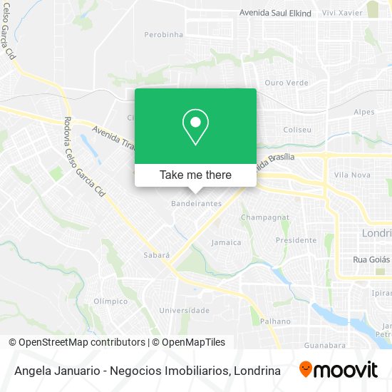 Angela Januario - Negocios Imobiliarios map