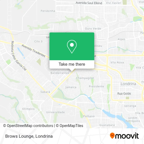 Brows Lounge map