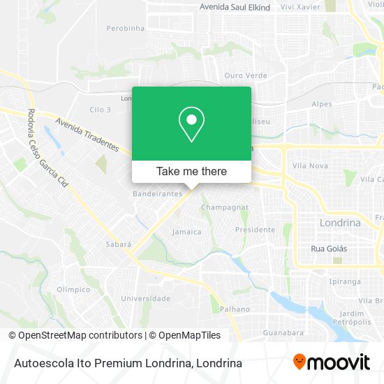 Autoescola Ito Premium Londrina map