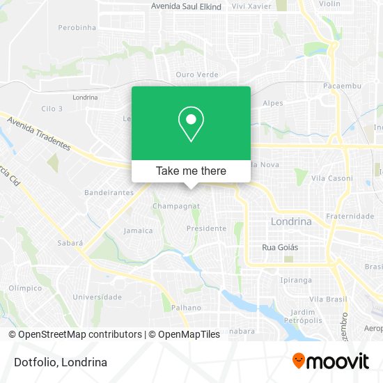 Dotfolio map