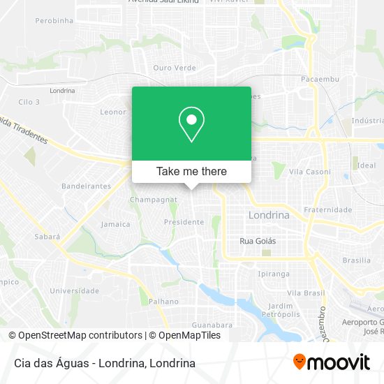 Cia das Águas - Londrina map